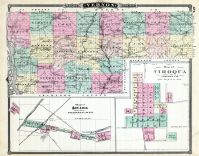 Vernon County, Arcadia Village, Viroqua, Wisconsin State Atlas 1881